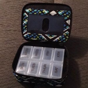 Vera Bradley travel pill case